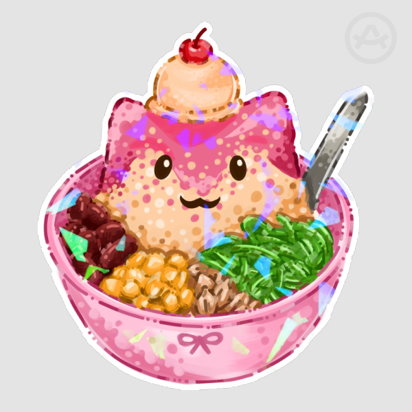 Ais Kacang - Die Cut Sticker