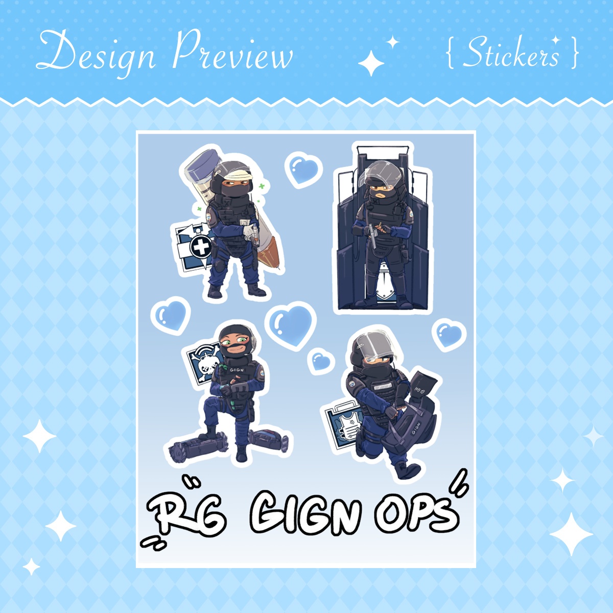 GIGN stickers