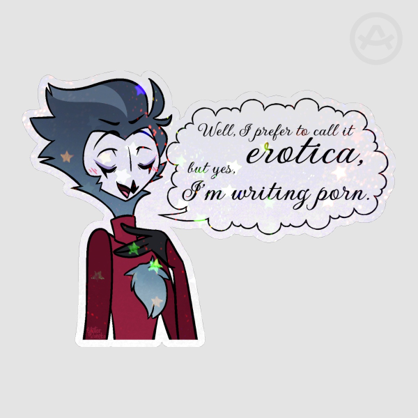 Stolas Loves To Write (Holographic)