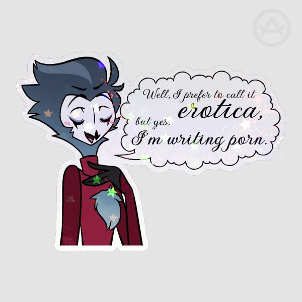 Stolas Loves To Write (Holographic)