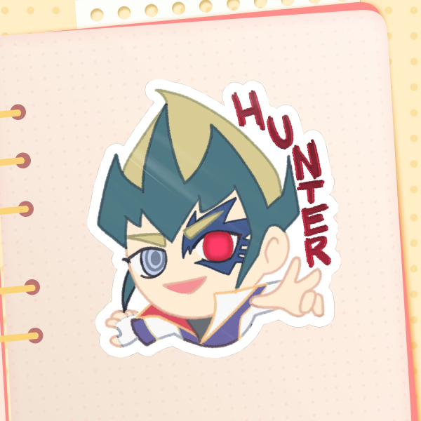 Hot Foil Sticker - Number Hunter