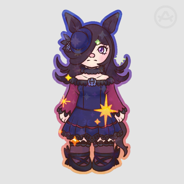 Rice Shower Die Cut Sticker