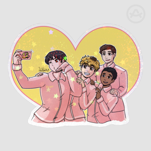 BoyThrob - Die Cut Stickers