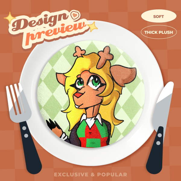 Noelle Plush Badges