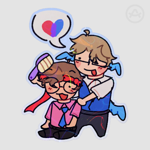 Graf and Juan Stickers