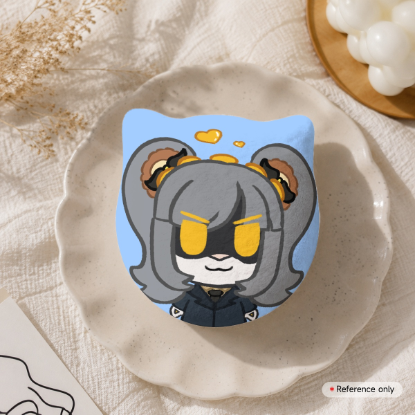 J Bear Plush Button