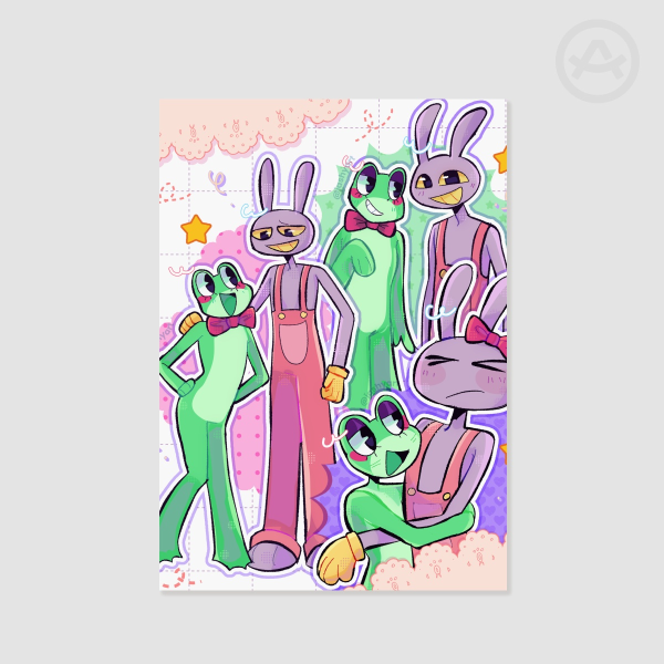 Jax and Ribbit Poster Printing
