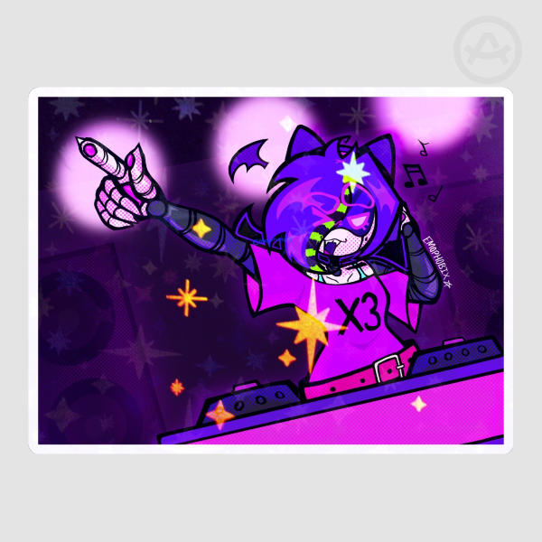 Uzi Doorman (but nightcore) Sticker