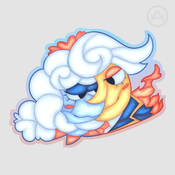 Lanino & Elnina || Deltarune || Die Cut Stickers
