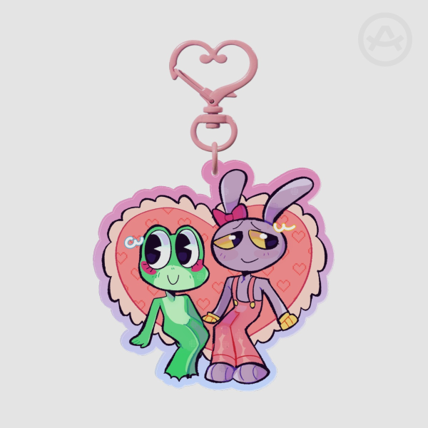 Ribbit and Jax Acrylic Keychains