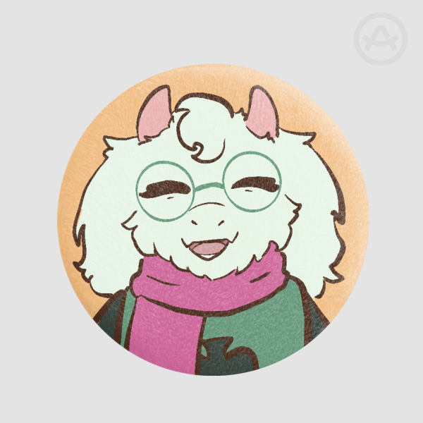 Ralsei | Plush Badge