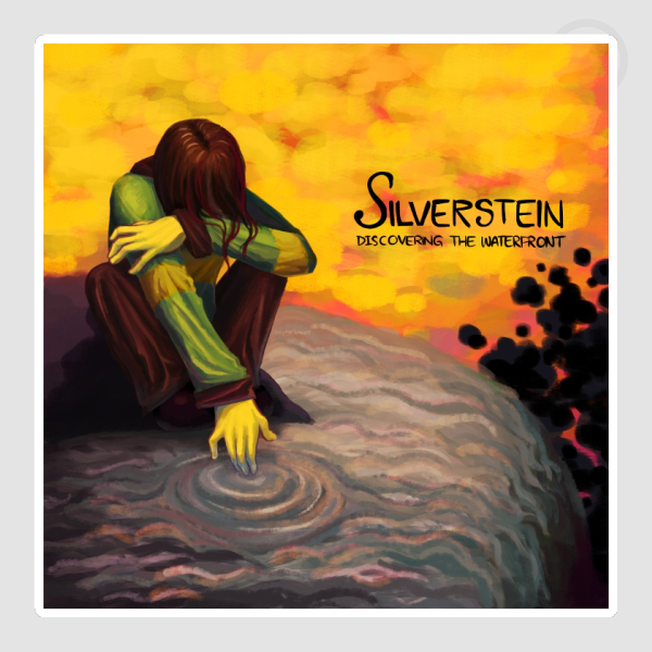 deltarune x silverstein discovering the waterfront sticker