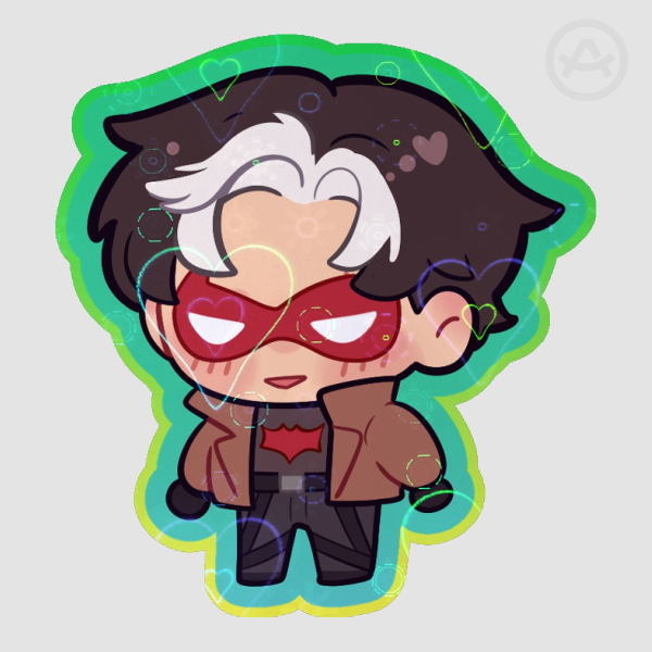Red Hood - Edge Die Cut Stickers