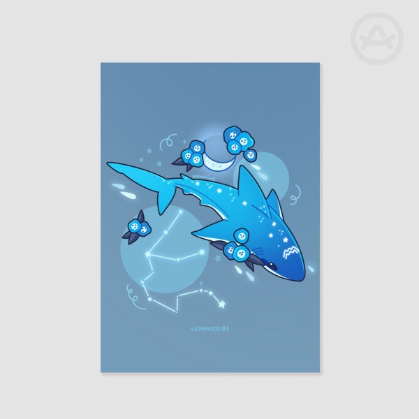 Aquarius Mako Shark Print