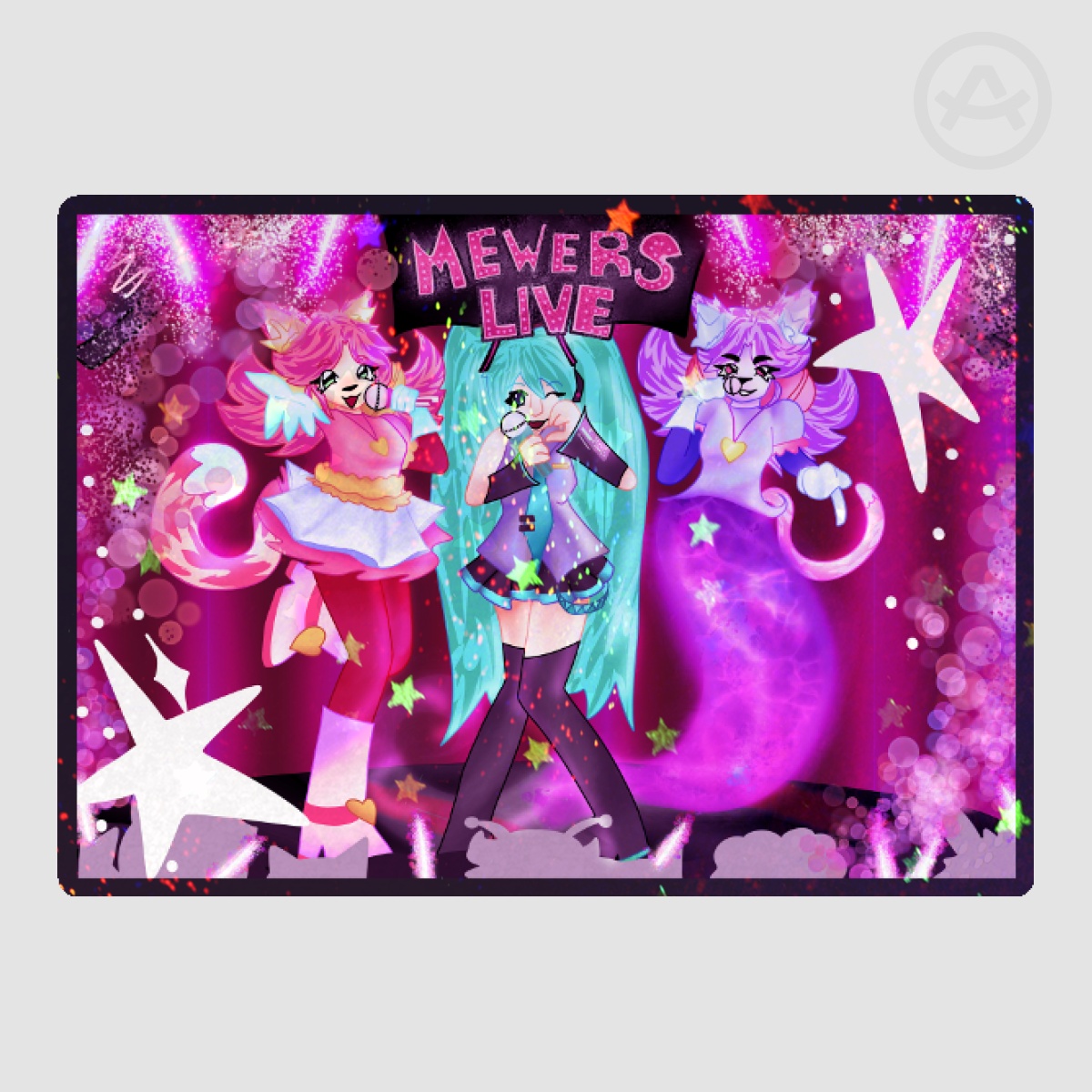 Mad mew mew x miku sticker!