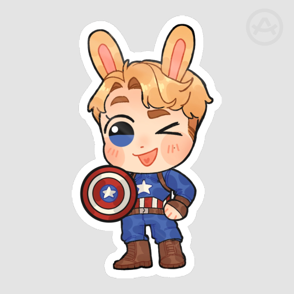 Steve-Bunny Sticker 