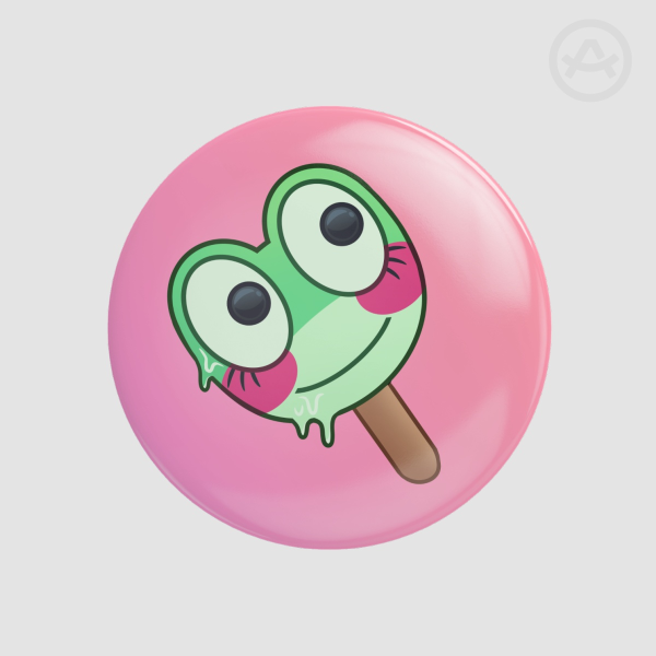 Ribbitsicle Button