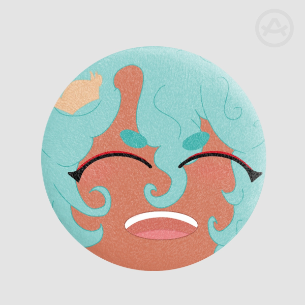 Miku Boricua! Plush Badges