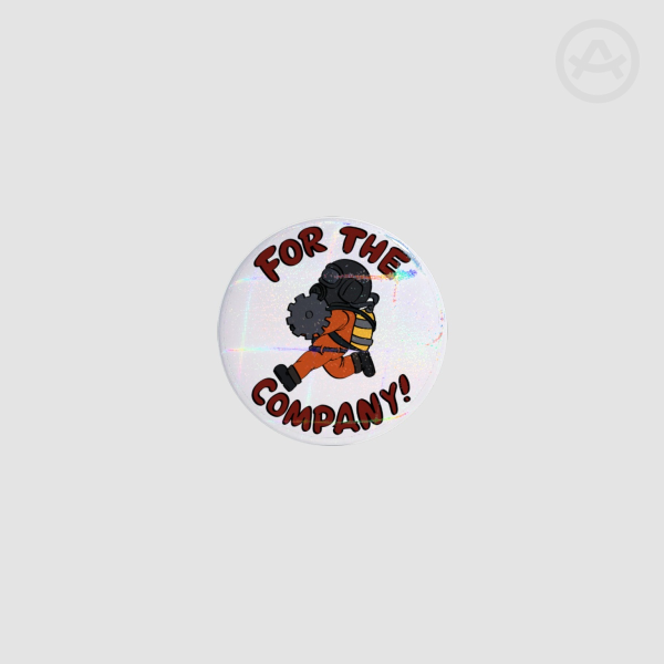 Cross Rainbow - For the Company! - Round Badges (Button Pins)