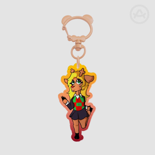 Noelle Colored Edge Acrylic Keychains