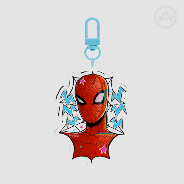 Spiderman Keychain (blue)