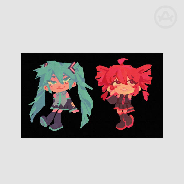 Virtual Idols Sticker Sheet