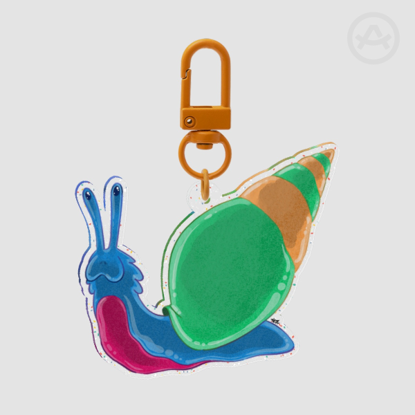 Gummy Snail Keychain