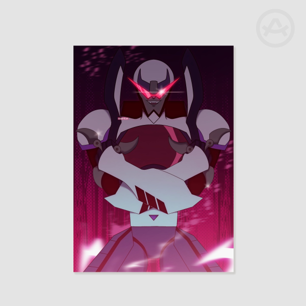 Shattered Glass Prowl A4 Print