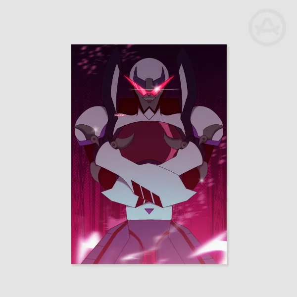 Shattered Glass Prowl A4 Print