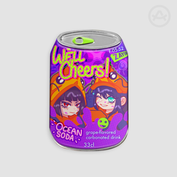 WellCheers Can Badge - Ryoshu & Hong Lu EGO