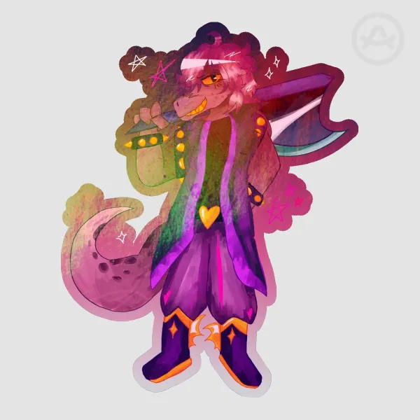 Susie Deltarune Sticker
