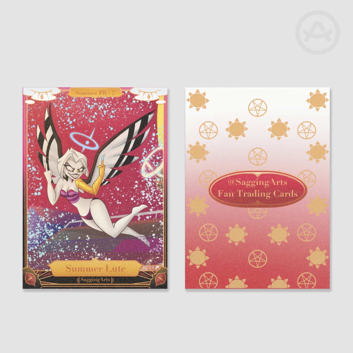 Summer Lute Foil Promo Trading Card