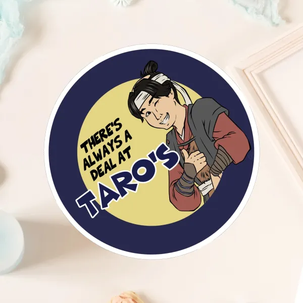 Taro's Promotional Sticker