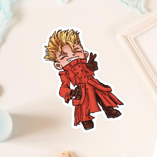 Vash sticker chibi