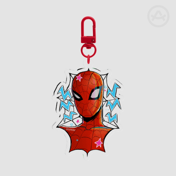 Spiderman - Keychain (red)