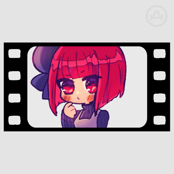 Film Kana Clear PET Vinyl Die Cut Sticker