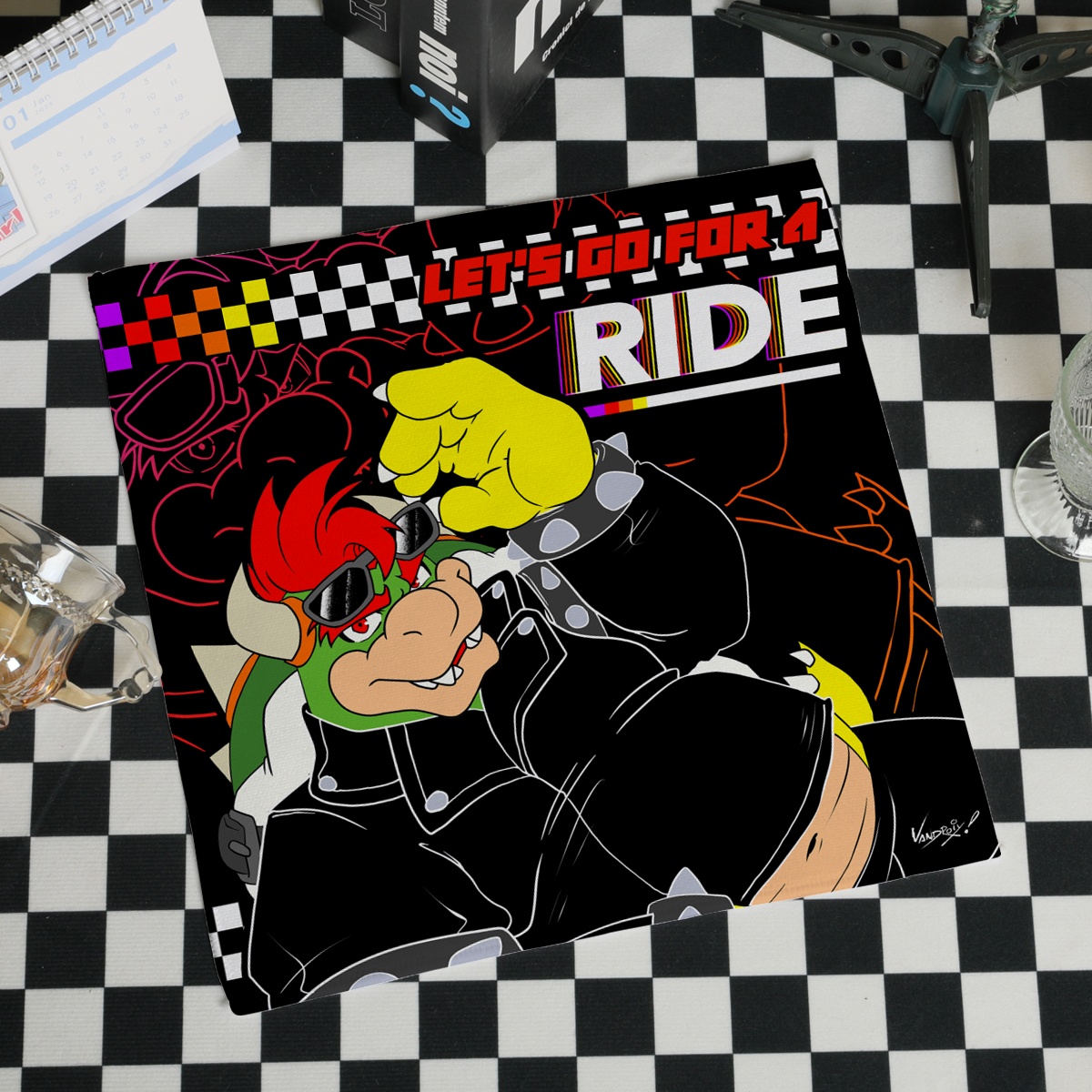 Biker King Square Towel