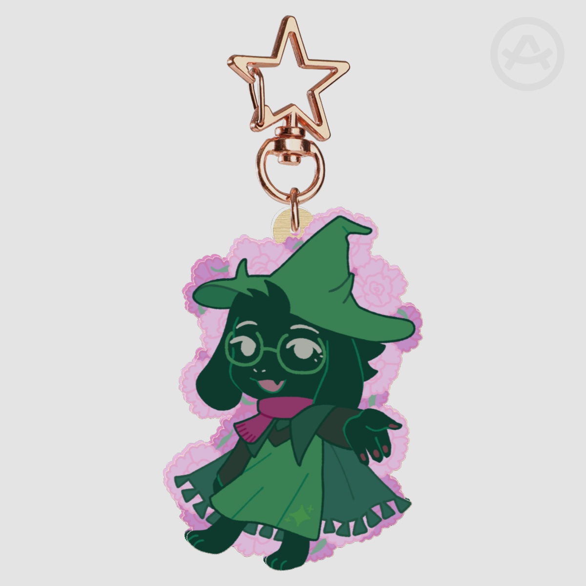 Ralsei/Deltarune Double-sided Wood Keychain
