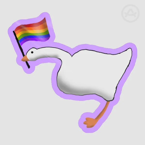 Goose Flag: Rainbow