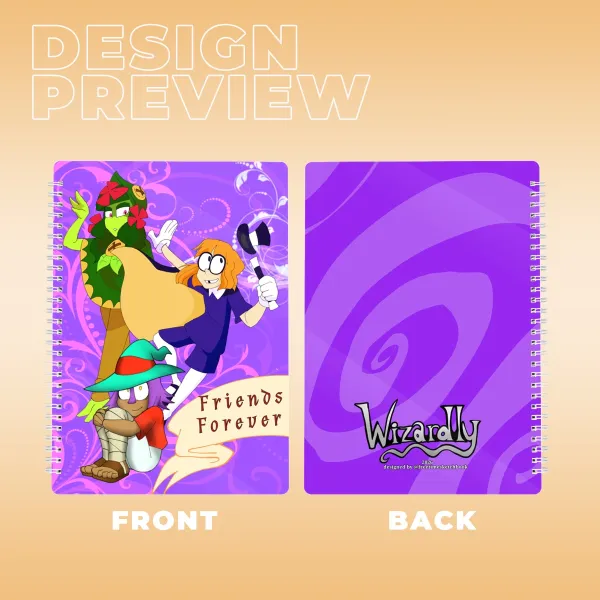 Wizardly Friends Forever Notebook