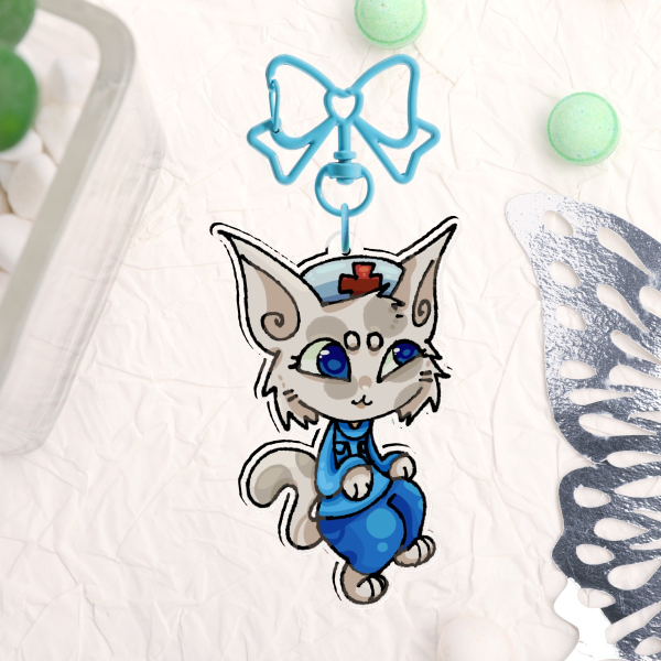 Head Nurse Animal Hospital Anomaly Acrylic Keychains