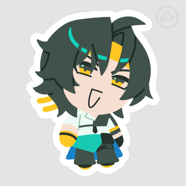 Asaba Harumasa Die Cut Sticker