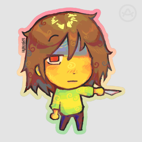 Deltarune Kris Sticker