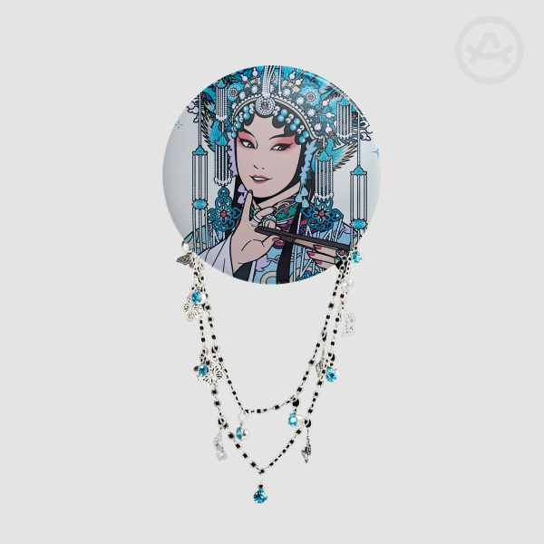 Yang Guifei - Round Badge With Chains