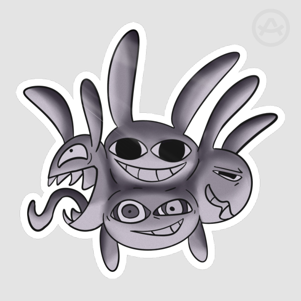 "Odd Rabbit's Rest" Jax Sticker