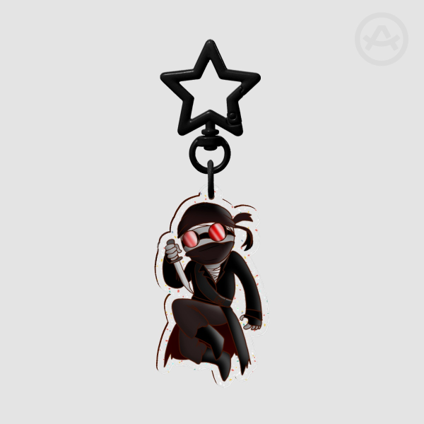 Hank J. Wimbleton Glitter Keychain