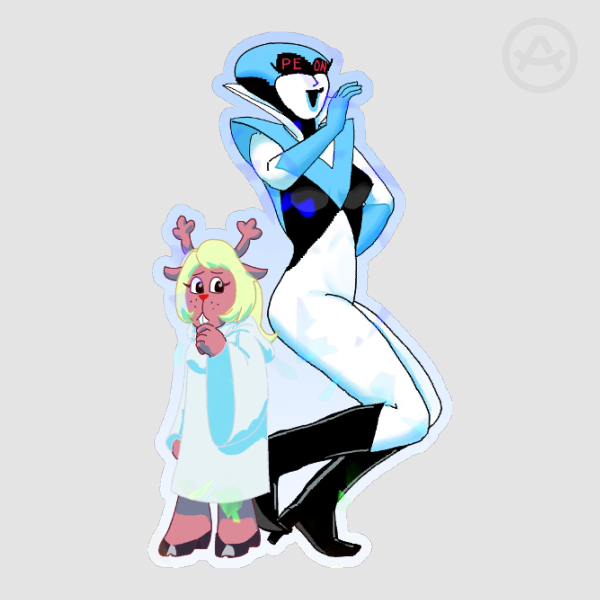 Queen-Noelle - Team Queen's Peon Stickers