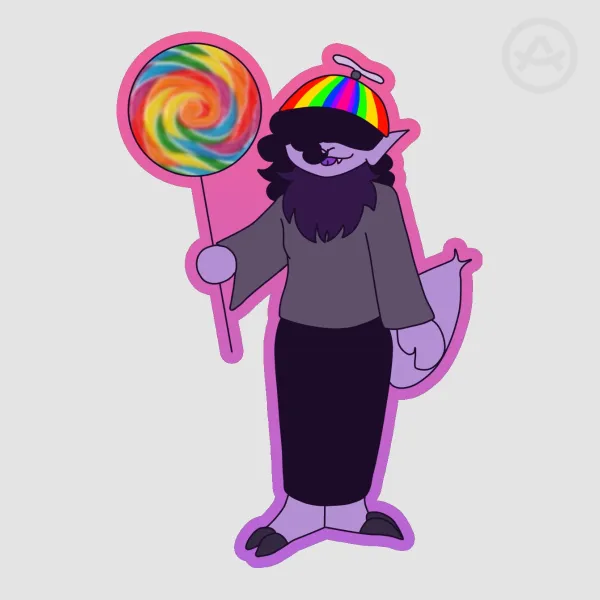 Heart Lollipop Sticker (ALT)