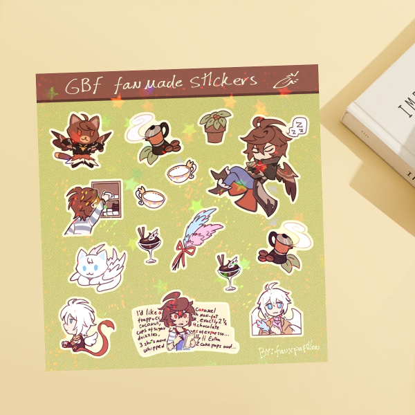LuciSan Coated Paper Stickers Sheet