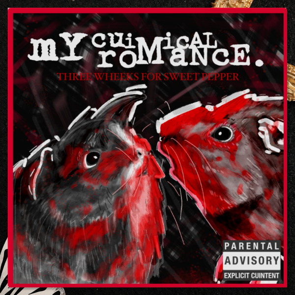 My chemical romance guinea pig wood pins!
